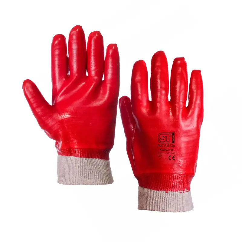 PVC Knit Wrist Gloves Pack Of 60