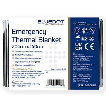 Blue Dot Emergency Thermal Foil Blanket