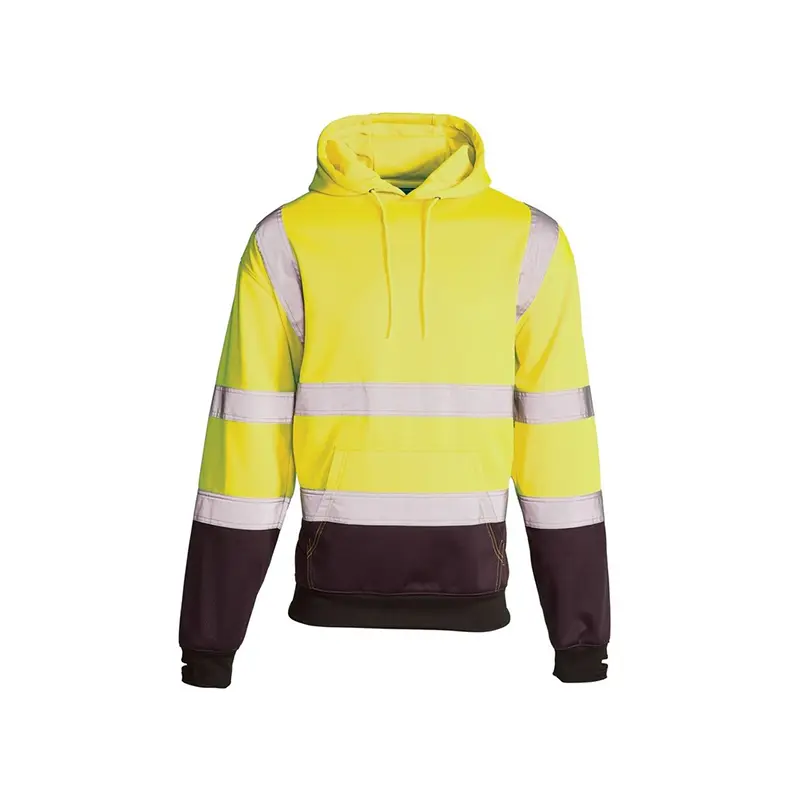 Hi-Vis 2 Tone Hooded Sweatshirt