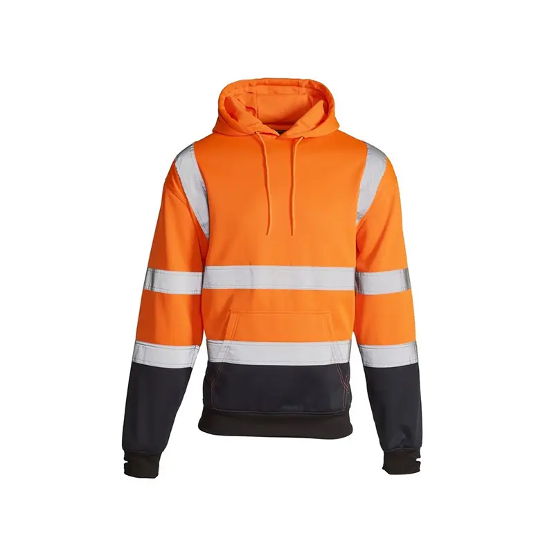 Hi-Vis 2 Tone Hooded Sweatshirt