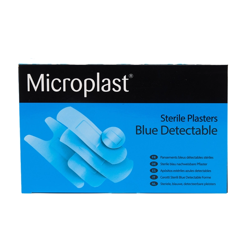 FIRST AID PLASTERS DETECTABLE BOX OF 100