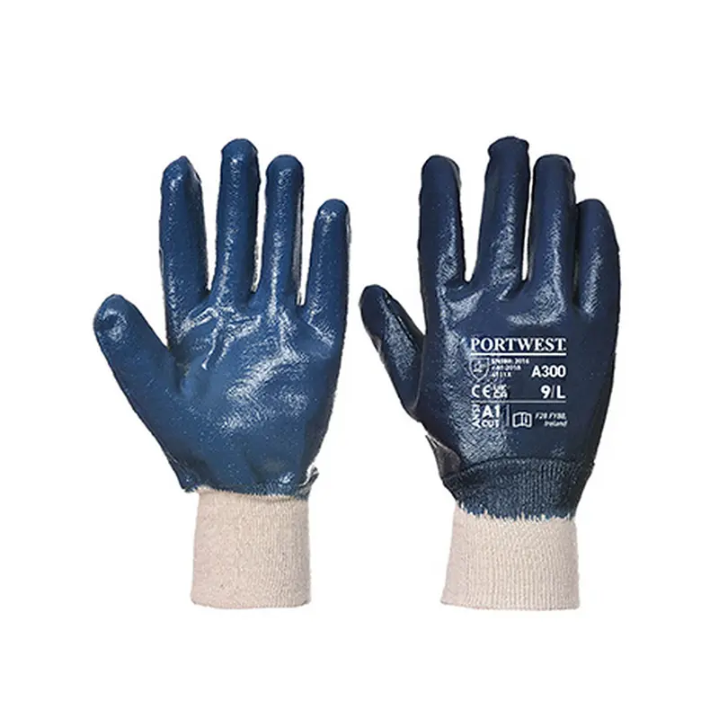 Nitrile Knitwrist Glove
