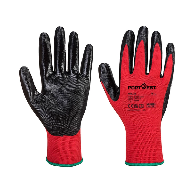 Nitrile Palm Safety Gloves