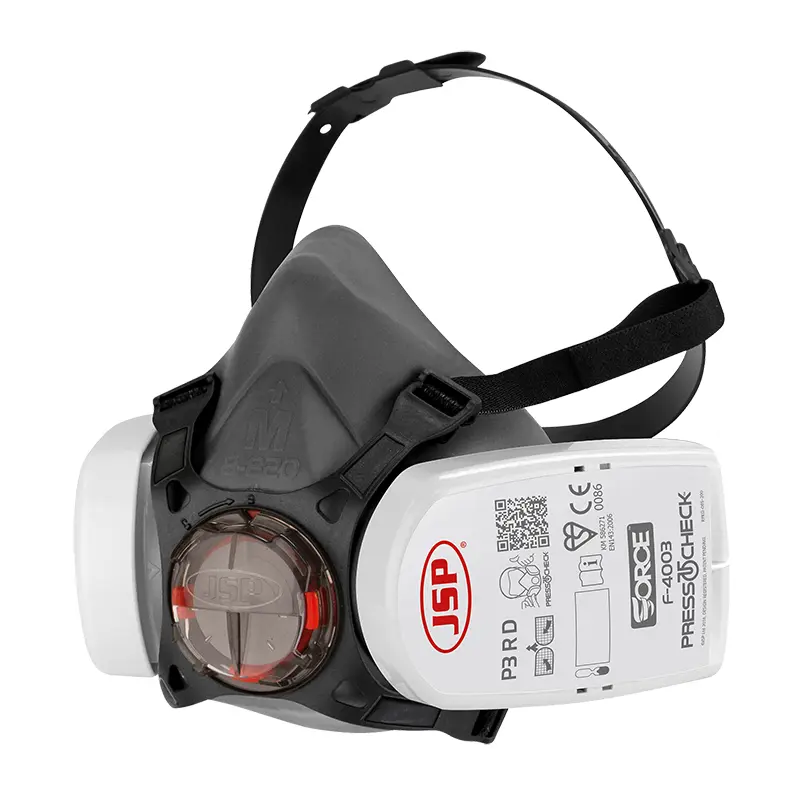 Force 8 Half Mask with press to check P3 