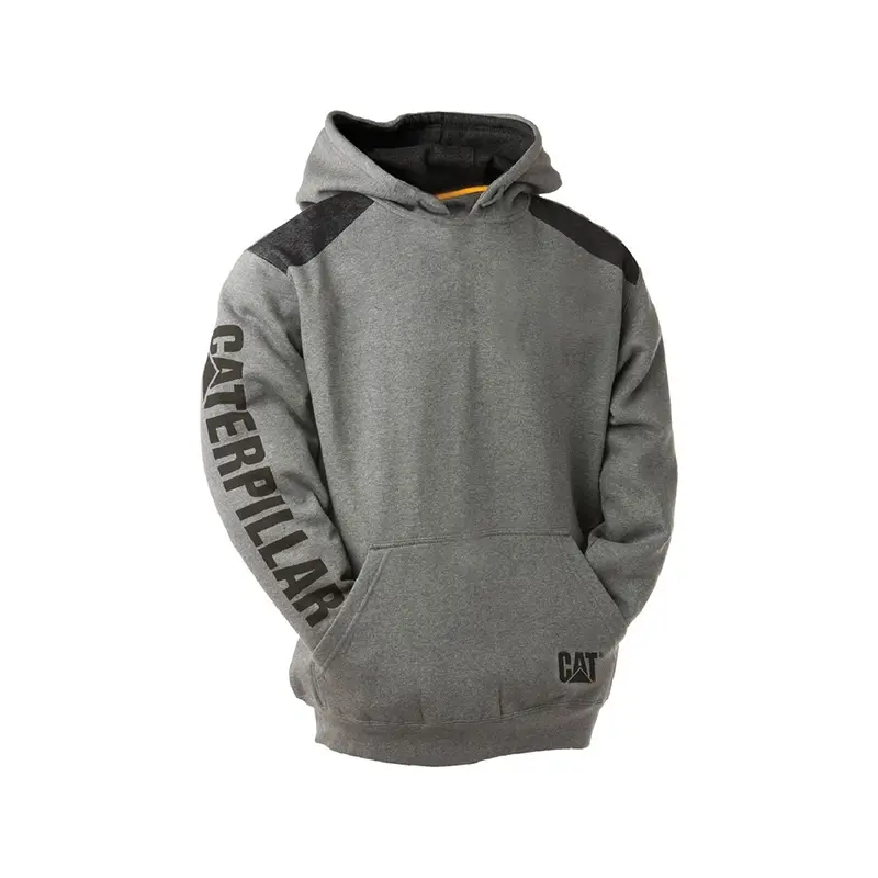 Logo Panel Hooded Sweater