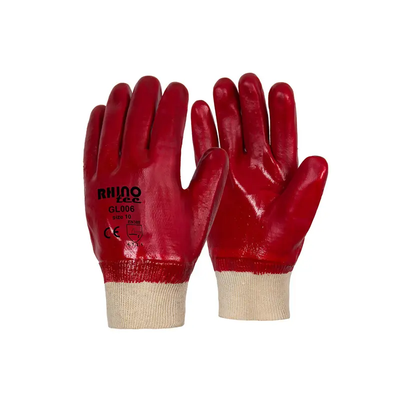  PVC Knit Wrist Glove