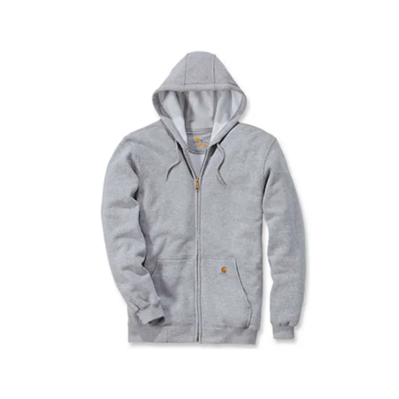Midweight Hooded Zip Front Sweatshirt