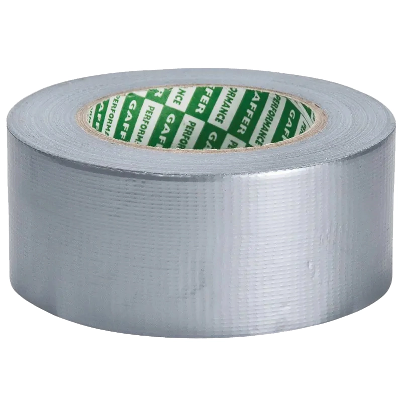 Silver self-adhesive cloth tape. (50mm x 50m)