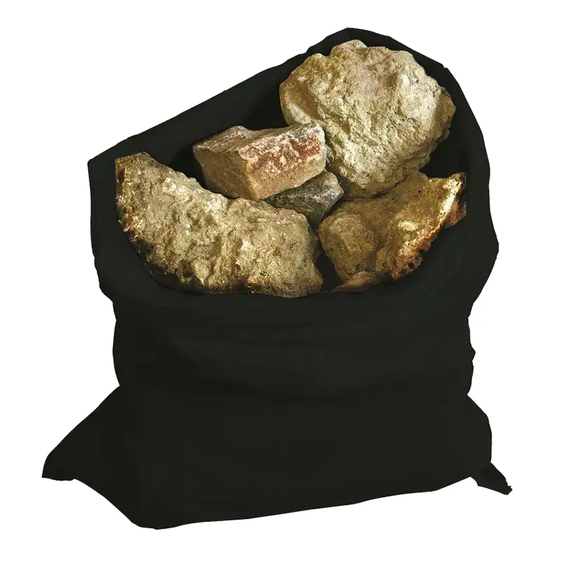 Black heavy duty rubble sacks, case of 100.