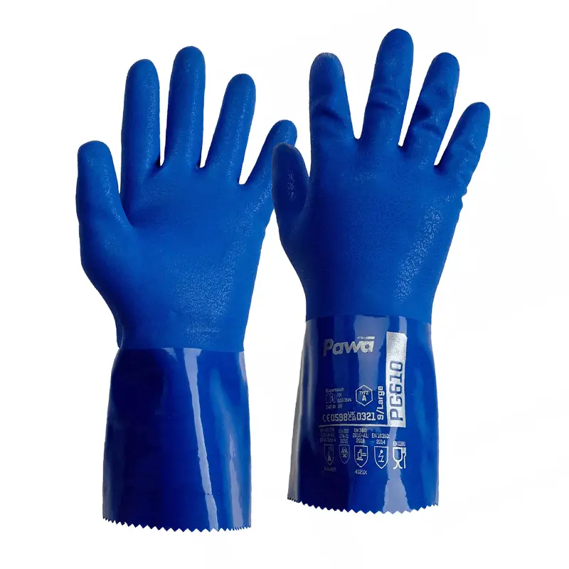 Type A Chemical Resistant Gauntlet Gloves
