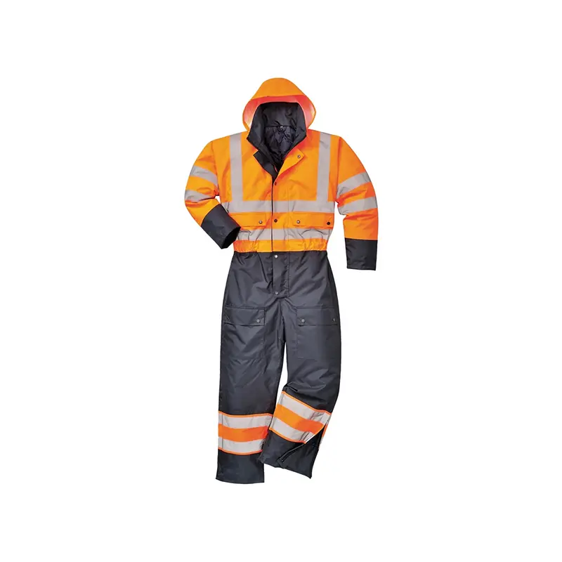 Hi-Vis Contrast Lined Coverall