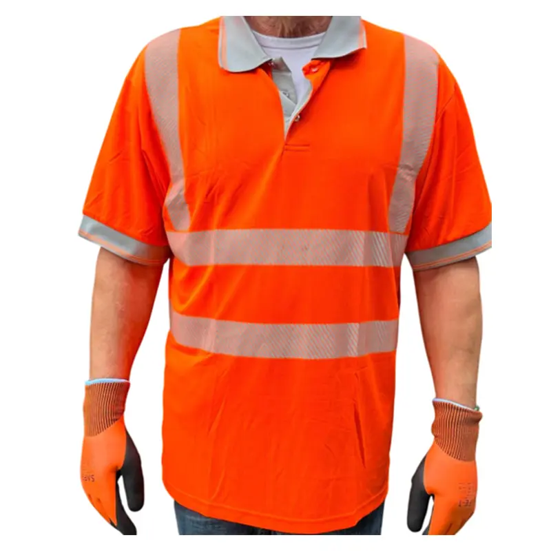 Segmented Tape Hi-Vis Polo Shirt